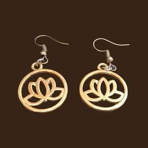 Lotus Flower Earrings